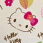 Preview: Jersey Hello Kitty Blumen auf naturweiß