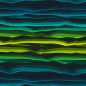 Preview: Sweat Wavy Stripes by Lycklig Design schwarz/petrol 299748