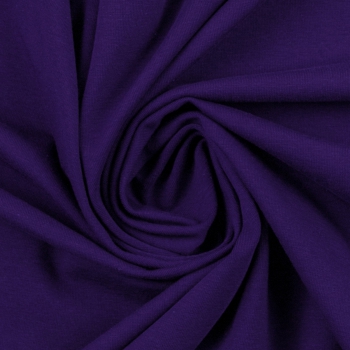 Baumwolljersey Vanessa uni violett