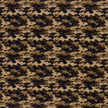Baumwolle Kim Camouflage beige/braun