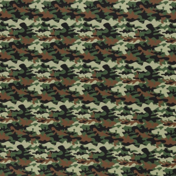 Baumwolle Kim Camouflage grün