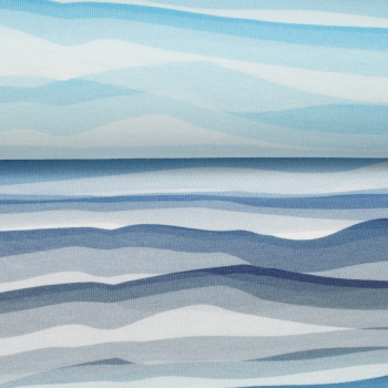 SALE Wavy Stripes by lycklig design blau 438253