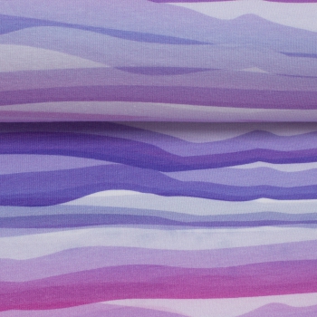 SALE Wavy Stripes by lycklig design lila 438643