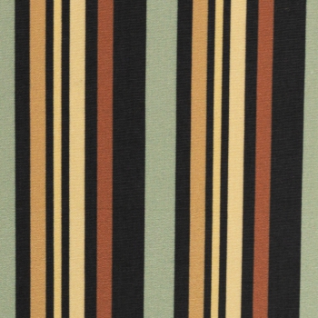 Preview: Baumwolldruck  Happy Harvest Längsstreifen mint/ocker/schwarz