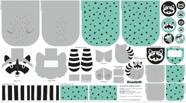 Preview: Tierbeutel by käselotti Waschbär