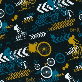 French Terry Streetstyle by lycklig design BMX petrol