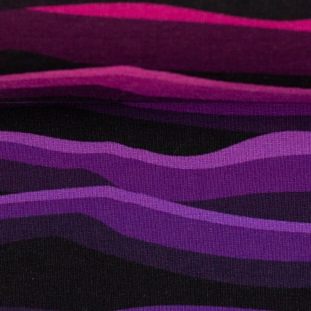 Preview: Sweat Wavy Stripes by Lycklig Design schwarz/erika 299936