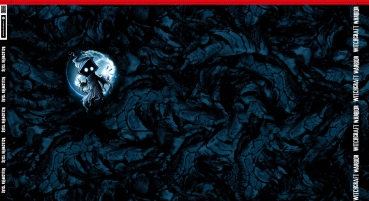 Preview: French Terry Halloween by Thorsten Berger Panell - Witchcraft Warrior 255