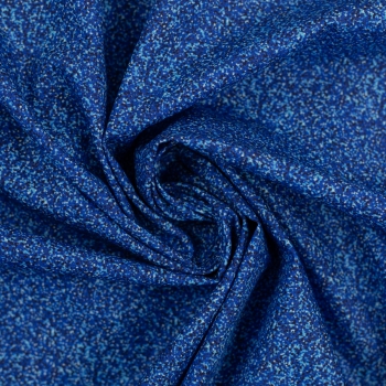 Baumwolldruck  Glitter Glitzeroptik blau