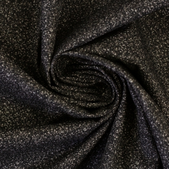 Baumwolldruck  Glitter Glitzeroptik dunkelgrau