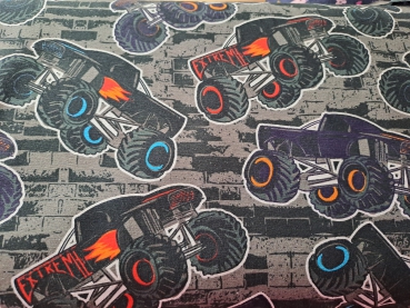 Baumwoll Jersey Monstertruck