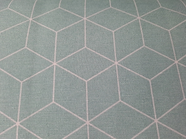 Baumwolldruck  lines mint