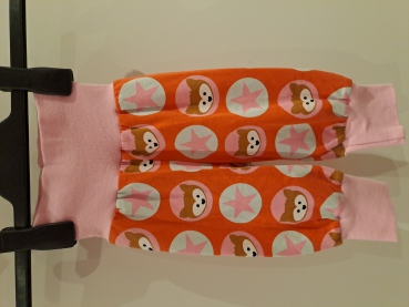 Babyhose, Pumphose Gr. 62 Jersey  Fuchs rosa