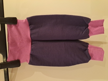 Babyhose, Pumphose Gr. 62 Sweat uni lila