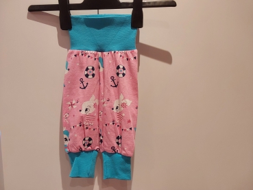 Babyhose, Pumphose Gr. 62 Jersey  Hafenkitz rosa