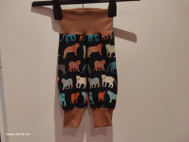 Babyhose, Pumphose Gr. 62 Jersey Wildkatzen