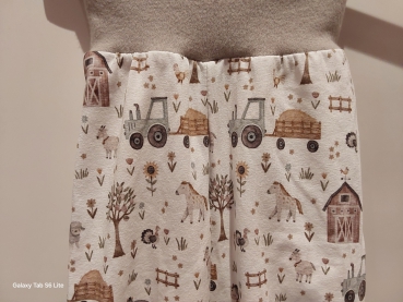 Preview: Babyhose, Pumphose Gr. 62 Jersey  Bauernhof