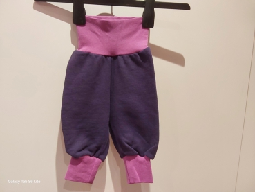 Babyhose, Pumphose Gr. 62 Sweat uni lila