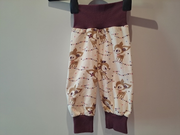 Babyhose, Pumphose Gr. 68 Jersey Hafenkitz gold