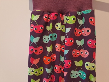 Preview: Babyhose, Pumphose Gr. 68 Jersey Kirschen