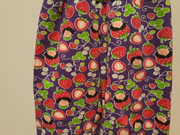Preview: Babyhose, Pumphose Gr. 74 Jersey Erdbeermädchen lila