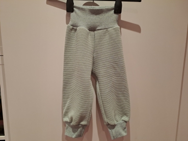Babyhose, Pumphose Gr. 80 Waffeljersey uni mint