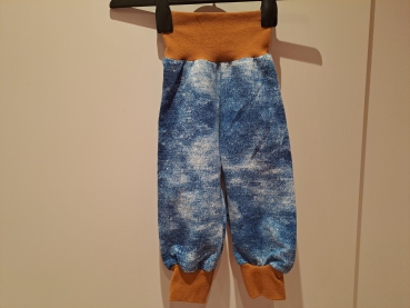 Babyhose, Pumphose Gr. 80 Sweat Denim