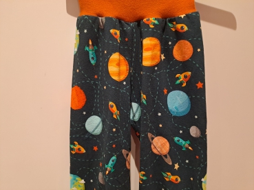 Preview: Babyhose, Pumphose Gr. 80 Jersey, Weltall