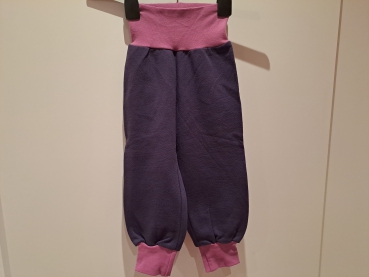 Babyhose, Pumphose Gr. 86  Sweat lila