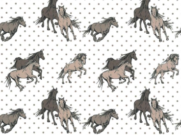 Baumwolldruck  Pferdewelt