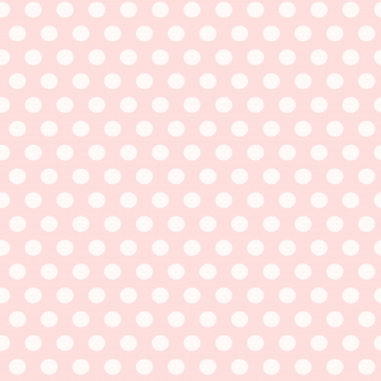 Baumwolldruck  Punkte weiß auf rosa