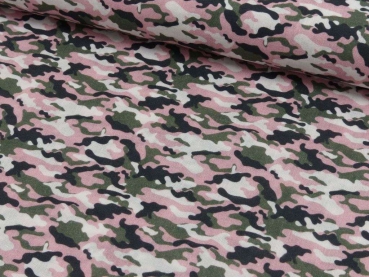 Baumwolle Camouflage rosa