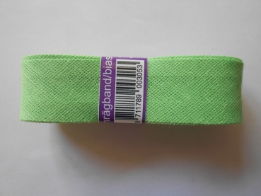 Schrägband 20 mm  3m    hellgrün