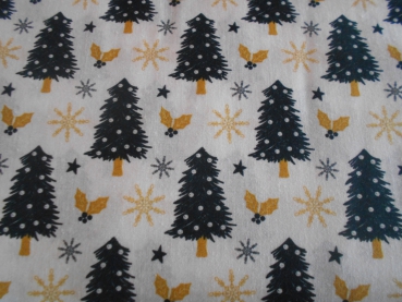 Baumwolldruck  Xmas Oh Tannenbaum