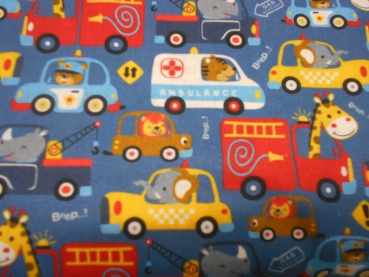 Baumwolle Zootiere in Fahrzeugen