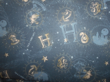 Baumwolle Harry Potter schwarz