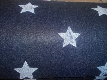 Taschenfilz 3mm Sterne marine