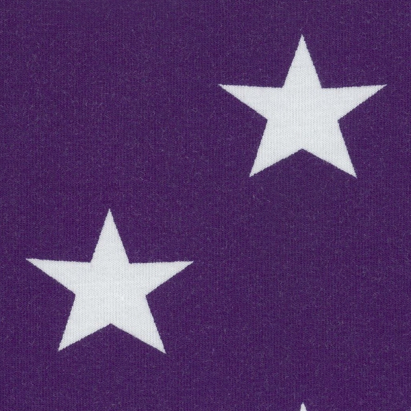 Jersey Verena Sterne 3,5 cm violett