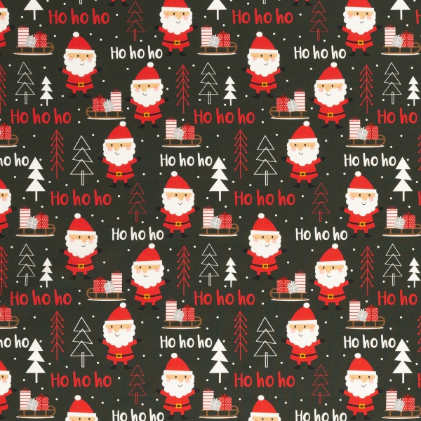 Baumwolle Kim Weihnachtsmann Hohoho