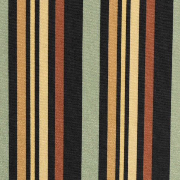 Baumwolldruck  Happy Harvest Längsstreifen mint/ocker/schwarz