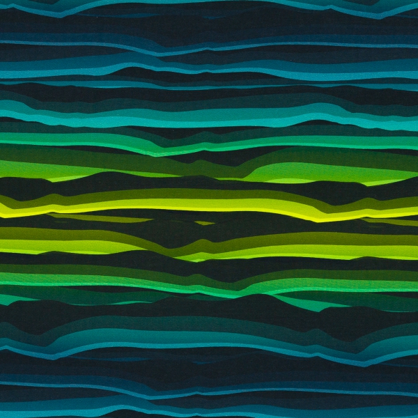 Sweat Wavy Stripes by Lycklig Design schwarz/petrol 299748