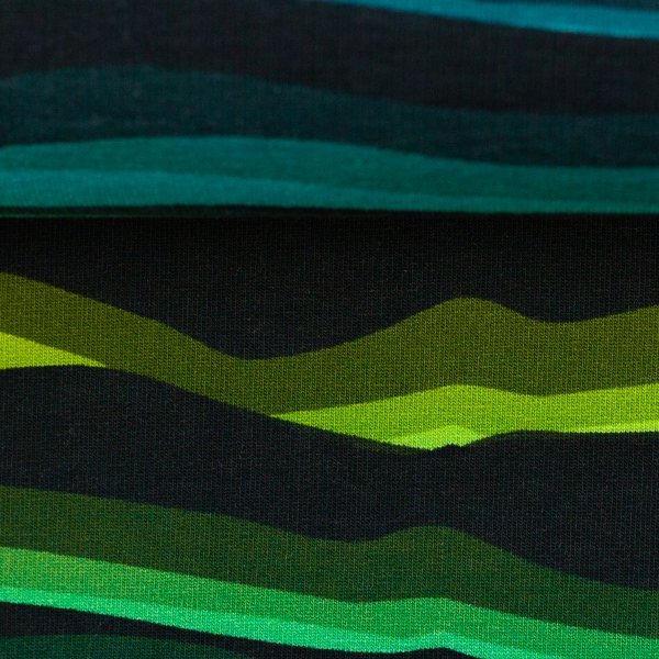 Sweat Wavy Stripes by Lycklig Design schwarz/petrol 299748