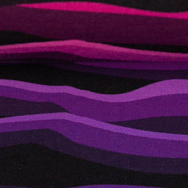 Sweat Wavy Stripes by Lycklig Design schwarz/erika 299936