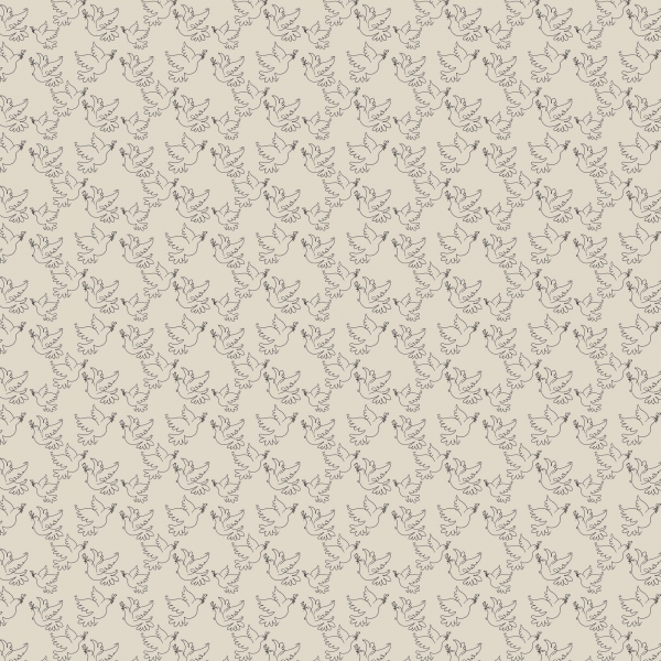 Voile Paloma by Cherry Picking Friedenstaube creme