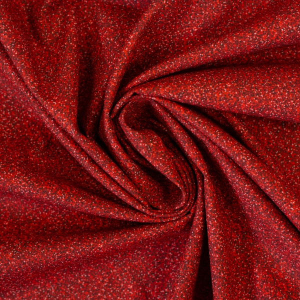 Baumwolldruck  Glitter Glitzeroptik rot