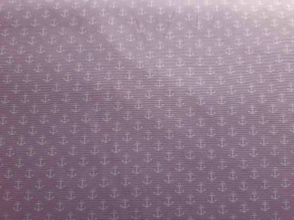 Baumwolle Anker flieder