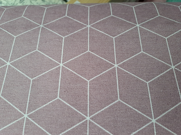 Baumwolldruck  lines rosa