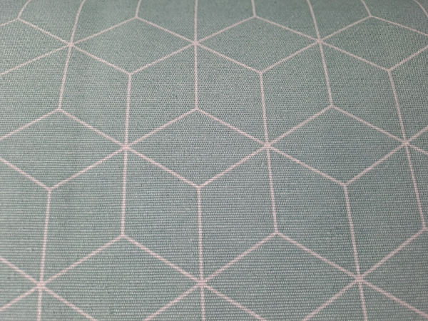 Baumwolldruck  lines mint