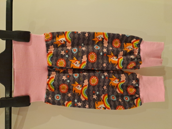 Babyhose, Pumphose Gr. 62 Jersey Einhorn