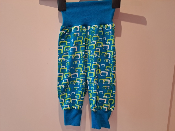 Babyhose, Pumphose Gr. 68 Jersey türkis